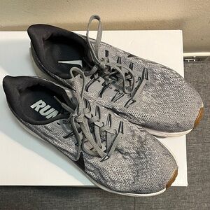 Nike Gray and Black Athletic Sneakers